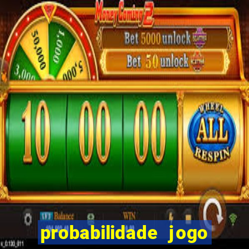 probabilidade jogo de futebol